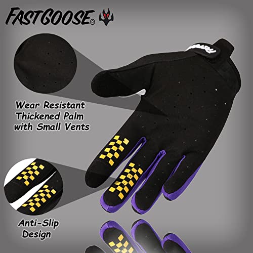 Dirt Bike Motorcycle Gloves (XX-Large / Black)