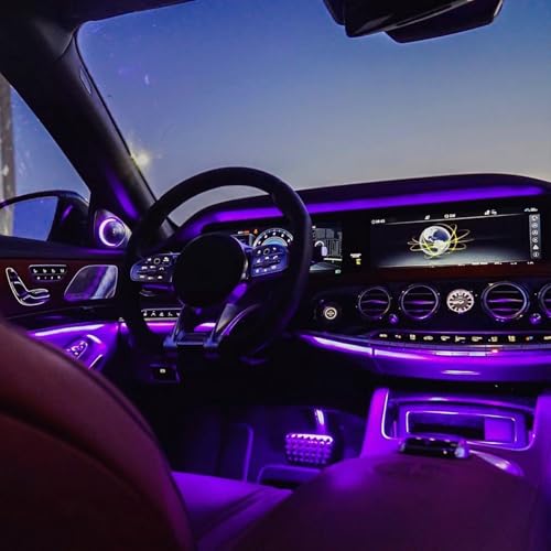 Ambient Lighting Car 2PCS Under Glow Kit With Cigarette Lighter (Pink)