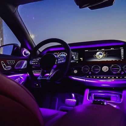 Ambient Lighting Car 2PCS Under Glow Kit With Cigarette Lighter (Pink)