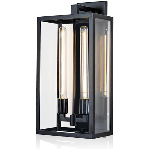 21" Outdoor Wall Lights (21"-Black-1pack)