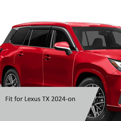 Tape on Extra Durable Rain Guards for Lexus TX 2024 (For TX 24-26)
