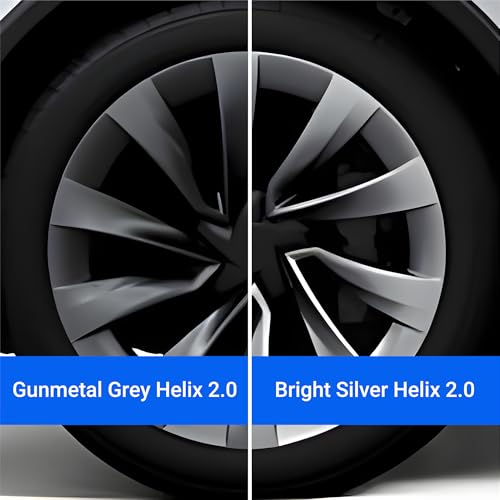 Premium Tesla Wheel Curb Rash Repair Kit for Model Y 20 (Tesla Model Y / 20" Gunmetal Grey Helix 2.0)