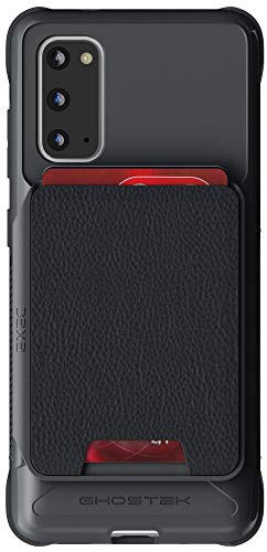 Exec Galaxy S20 Wallet Case Card Holder with Built (Galaxy S20 / Black)