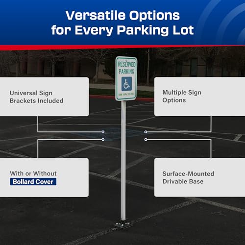 Impact Recovery (White No Cover / 78" Van Accessible Handicap Parking)