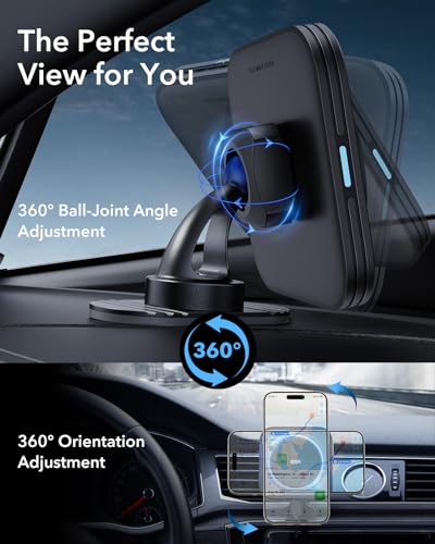 for MagSafe Car Mount Charger for iPhone Duo