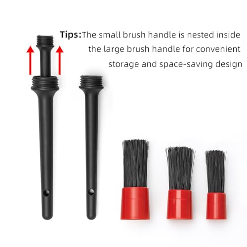9Pcs Car Cleaning Kit for Dashes Air Vents Keyboards Electronics (9 Piece set)