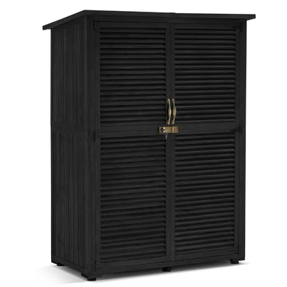 Outdoor Storage Cabinet (Black / Large)