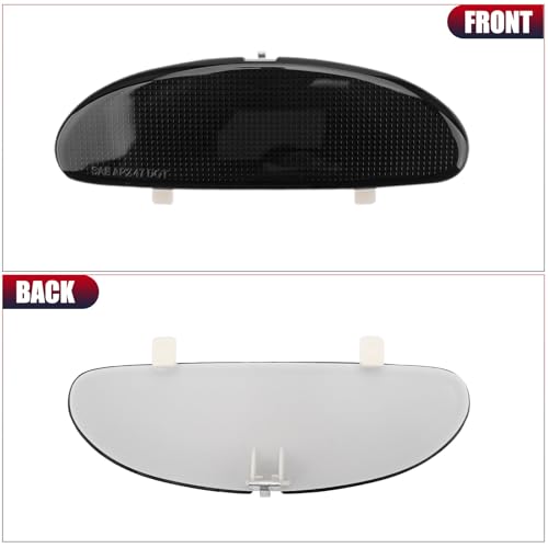 Front Inner Door Panel Reflector with Buckle for C5 Corvette 1997 (Black)
