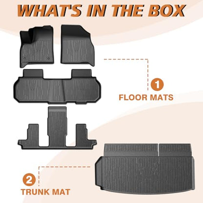 Floor Mats & Trunk Mat for 2024+ Acadia Traverse (Acadia | 2024+)