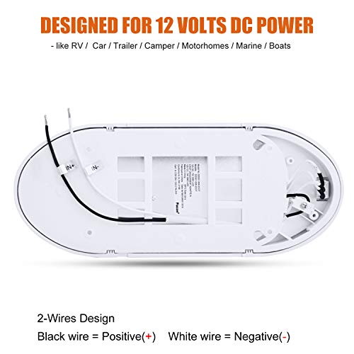 Dual Tone 12Volts Bright RV LED Interior Light with Switch (Dual-Tone: 3000K/4000K)