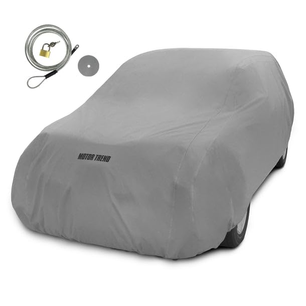 4-Layer 4-Season Auto (Waterproof Outdoor UV Protection for Heavy Duty Use Full Car Cover for Vans, Suvs, Crossovers up to 225") (225" (L) x 80" (W) x 63"(H))