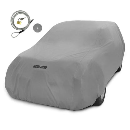 4-Layer 4-Season Auto (Waterproof Outdoor UV Protection for Heavy Duty Use Full Car Cover for Vans, Suvs, Crossovers up to 225") (225" (L) x 80" (W) x 63"(H))