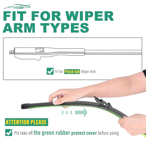 Windshield Wiper Blades Replacement for Ford Focus 2012 (28" 28" 12")