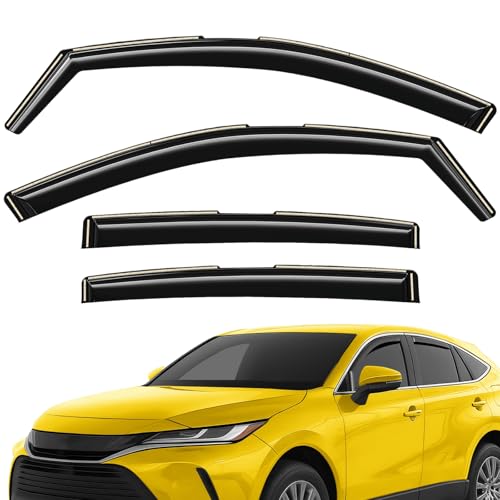 Extra Durable Window Deflectors in (For Toyota Venza 21-24)