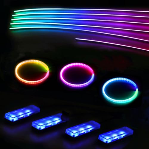 Acrylic Interior Car LED Strip Lights (22in1-90CM)