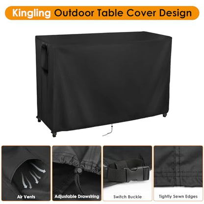 Outdoor Prep Table Covers Waterproof 72''L x 24''W x 55''H
