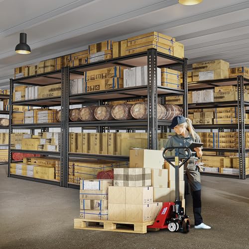 40" W Storage Shelves Load 2500Lbs for Garage Pantry Closet Kitchen (40"W x 19.7''D x 72''H)