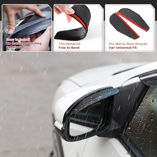 in Channel Window Rain Guards Fit for 2017 (For 2017-2025 Impreza Hatchback)