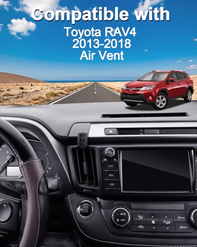 Magnetic Charger Car Phone Holder for Toyota RAV4 2013 (RAV4 2013-2018 / Magsafe+ Wireless Charger)