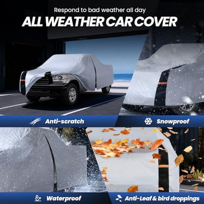 Multi Layer Toyota Tundra Truck Cover (W.Fit Tundra(1999-2021) Access/Extended Cab SB / White Truck Cover)
