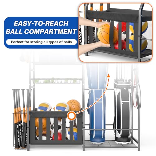 Heavy Duty Garage Sports Equipment Organizer (Garage Sports Equipment Organizer)