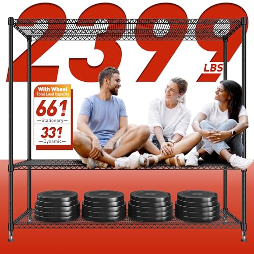 Extra Wide 60"W 4 (4-Tier,60" W X 65.5" H X 18" D)