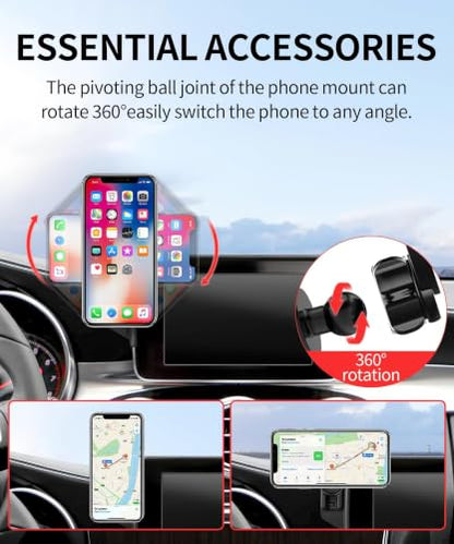 Car Phone Holder for Mercedes (for 16-19 GLC & 15-18 C-Class(7-Inch only))