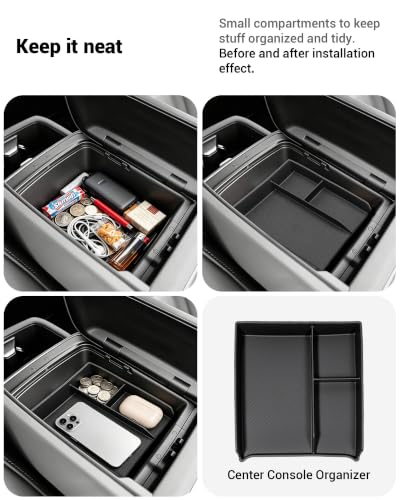 3PCS Center Console Organizer Set Fit for Kia Telluride 2027 (Fit for Kia Telluride 2027 3PCS)