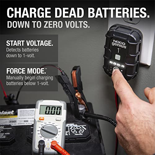 GENIUS1 1A 6 12V Smart Battery Charger (1A)