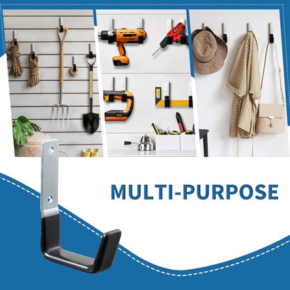 Heavy Duty Steel Garage Hooks (Small-2PC)