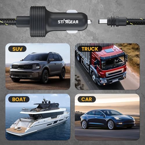 for Starlink Mini Car Adapter (5M/16.4FT / Braided)