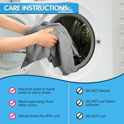 Shop Towels Pack of 100 (100pk / Grey)