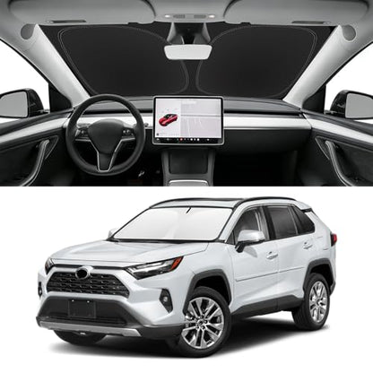 Custom Fit Windshield Sun Shade for Toyota RAV4 2013 (for 2013-2026 Toyota RAV4)