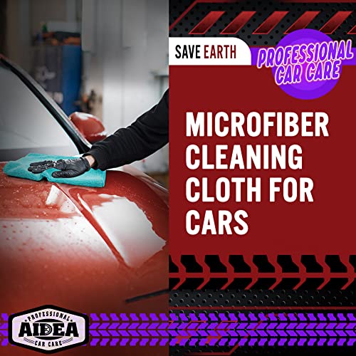 Microfiber Cleaning Cloth (Yellow Blue Green / 50PK)
