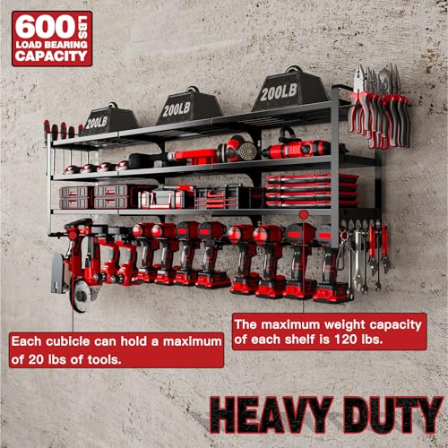 Power Tool Organizer Wall Mount (Black)