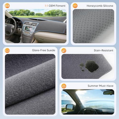 Gray Dash Cover for 2007 (3)07-11 Camry(Gray))