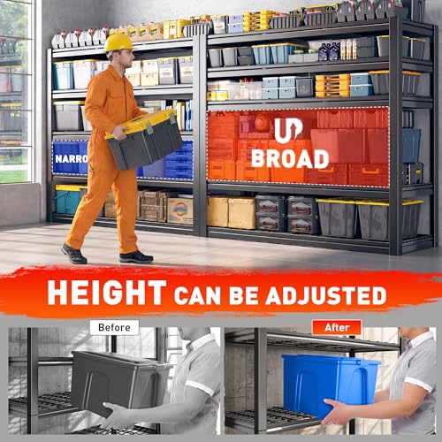 48.2''W Garage Shelving Heavy Duty (24.2"D x 48.2"W x 72.2"H)