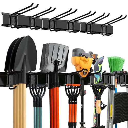 Garage Wall Organizer (Black / 48" (0 Shelves))