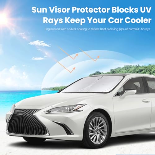 Windshield Sun Shade for Lexus ES 2019 (for 2019-2025 Lexus ES)