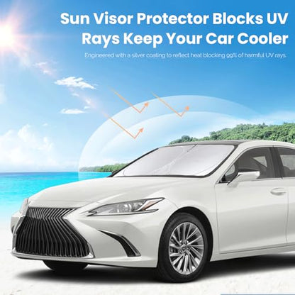 Windshield Sun Shade for Lexus ES 2019 (for 2019-2025 Lexus ES)