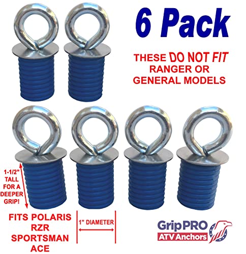 GripPRO ATV Lock & Ride Tie Down Anchors for Polaris RZR