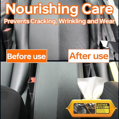 Car Wipes Extra Large 8" x 8" Wipes for Car Interior