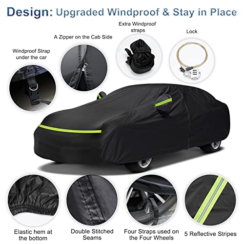 Car Cover for Porsche Panamera 2014 (Black / for Porsche Panamera)