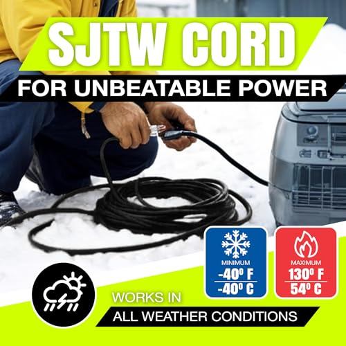 75ft Outdoor Indoor Extension Cord 16 (75 FT / 16AWG / Black)