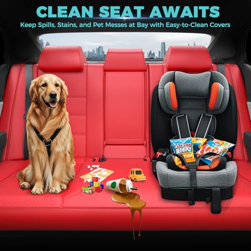 Custom Fit Seat Covers for Toyota Camry 2025 2026 Hybrid (Red / 2025-2026 Camry LE SE)