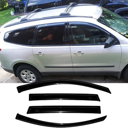 Window Visors Rain Guards for 2009 (09-17 Traverse)