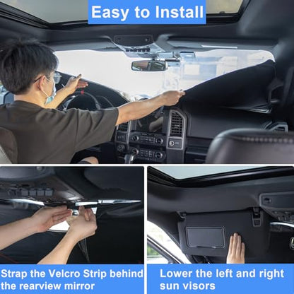 Windshield Sun Shade for 2022 (for Silverado/Sierra 2022-2026)