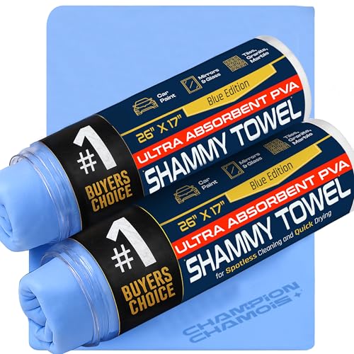 Car Shammy Towel (Blue)