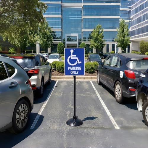 Heavy Duty Cast Iron Sign Post Base Kit (17")