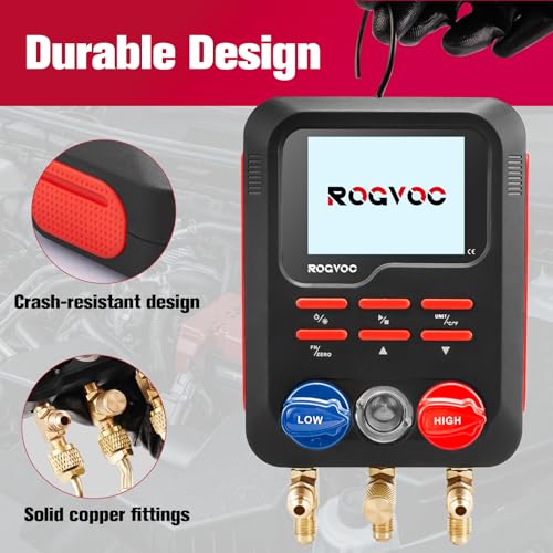 Digital Manifold Gauge (Digital Manifold Gauge - RMG4DB-BK)